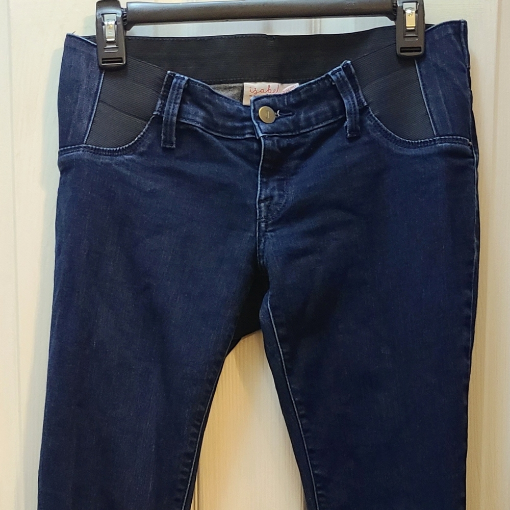 Isabel Maternity Jeggings Side Stretch Panels Size 2